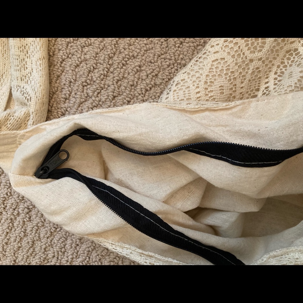 Bohemian Crochet Lace Crossbody Satchel Purse - Picture 5 of 5